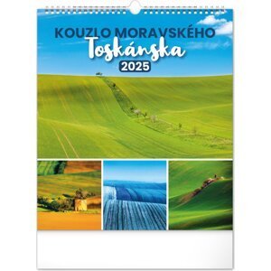 Nástěnný kalendář Kouzlo Moravského Toskánska 2025, 30 × 34 cm