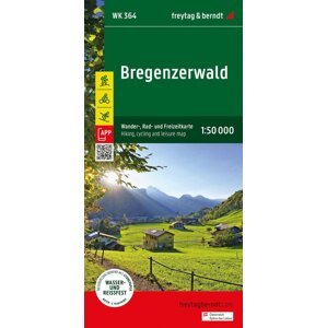 Bregenzerwald 1:50 000 / turistická, cyklistická a rekreační mapa