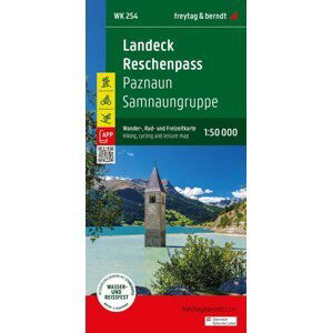 Landeck - Reschenpass 1:50 000 / turistická, cyklistická a rekreační mapa