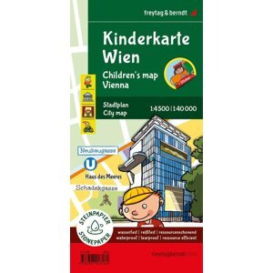 Vídeň 1:40 000 / dětská mapa města