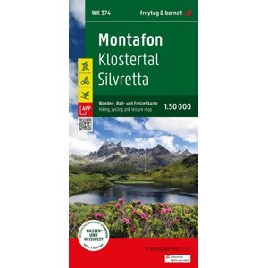 Montafon 1:50 000 / turistická, cyklistická a rekreační mapa