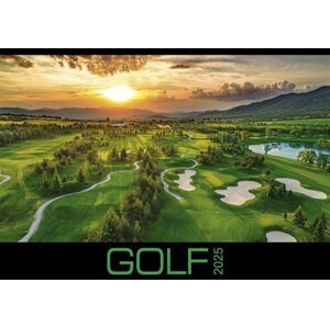 Kalendář 2025 Golf, nástěnný, 48,5 x 34 cm