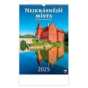Nejkrásnější místa České republiky 2025 - nástěnný kalendář
