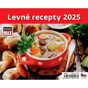 Levné recepty 2025 - stolní kalendář