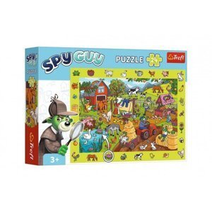 Puzzle Spy Guy - Farma 18,9x13,4cm 24 dílků v krabici 33x23x6cm