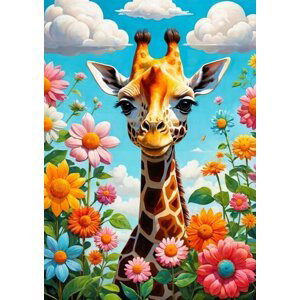 Puzzle Roztomilá žirafka 1000 dílků