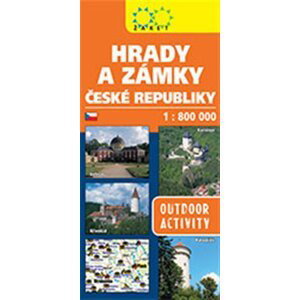 Hrady a zámky České republiky - 1:800 000