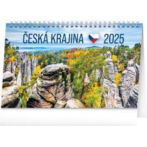 NOTIQUE Stolní kalendář Česká krajina 2025, 23,1 x 14,5 cm