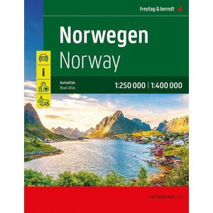 Norsko 1:250 000 – 1:400 000 / autoatlas