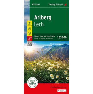 Arlberg 1:35 000 / turistická, cyklistická a rekreační mapa