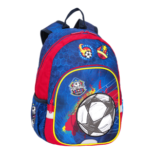 Colorino dětský batůžek Toby - Football, š: 25 × v: 33 × h: 11 cm, PES