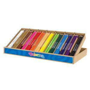 Colorino pastelky trojhranné, BIG BOX, 14 barev