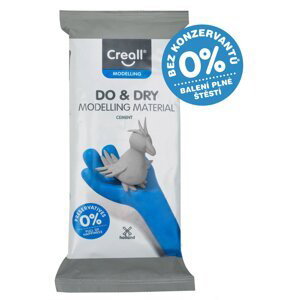 Creall samotvrdnoucí modelovací hmota DO&DRY hypoalergenní, 500 g, šedý cement