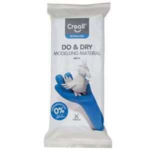 Creall samotvrdnoucí modelovací hmota DO&DRY hypoalergenní, 500 g, bílá