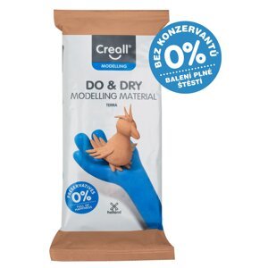 Creall samotvrdnoucí modelovací hmota DO&DRY hypoalergenní, 500 g, terakota