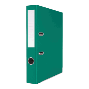 Office Products pákový pořadač Basic, A4/50 mm, PP, kovová lišta, zelený