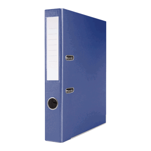 Office Products pákový pořadač Basic, A4/50 mm, PP, kovová lišta, tmavě modrý