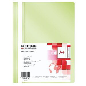 Office Products rychlovazač, A4, PP, 100/170 μm, světle zelený