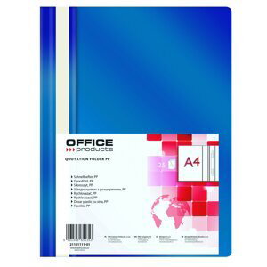 Office Products rychlovazač, A4, PP, 100/170 μm, tmavě modrý