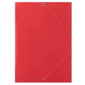 DONAU spisové desky s gumičkou, A4, lepenka, červené