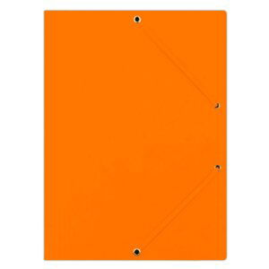 DONAU spisové desky s gumičkou, A4, prešpán 390 g/m², oranžové