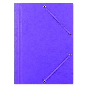DONAU spisové desky s gumičkou, A4, prešpán 390 g/m², fialové