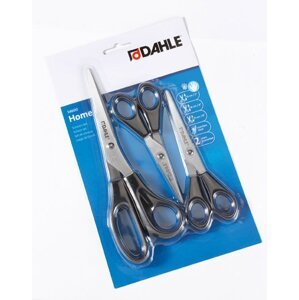 Dahle set nůžek Home, 14 cm, 15 cm a 20 cm, černé