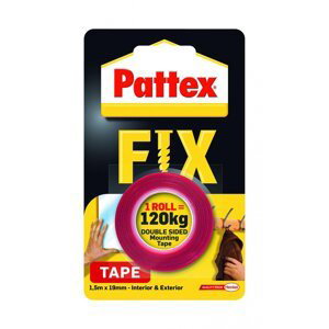 Henkel Pattex - Fix oboustranná páska, nosnost 120 kg, 1,5 m x 19 mm