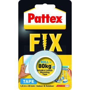 Henkel Pattex - Fix oboustranná páska, nosnost 80 kg, 1,5 m x 19 mm