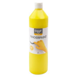 Creall Prstová barva HAPPY INGREDIENTS, 750 ml, žlutá