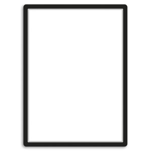 djois Magneto - samolepicí rámeček, 50 x 70 cm, černý, 1 ks