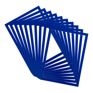 djois Magneto PRO otevřený rámeček A4, A4, PVC, modrý, 10 ks