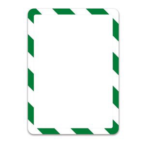 djois Magneto - bezpečnostní magnetický rámeček, A4, zeleno-bílý, 2 ks