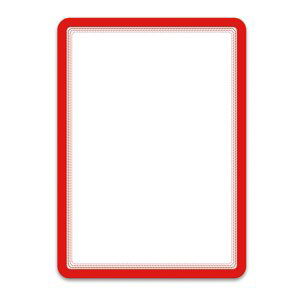 djois Magneto - samolepicí rámeček, A4, červený, 2 ks