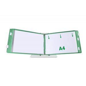 djois závěsný rámeček s kapsou, A4, otevřený shora, zelené, 10 ks