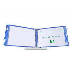 djois závěsný rámeček s kapsou, A4, otevřený shora, modré, 10 ks