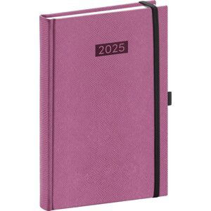 NOTIQUE Denní diář Diario 2025, růžový, 15 x 21 cm