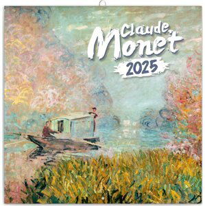 NOTIQUE Poznámkový kalendář Claude Monet 2025, 30 x 30 cm