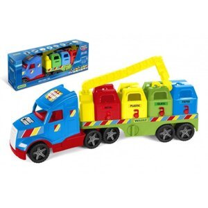 Auto Magic Truck popeláři plast 75cm v krabici 79x28x20cm