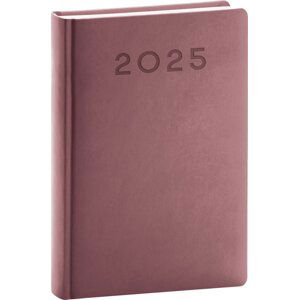 NOTIQUE Denní diář Aprint Neo 2025, růžový, 13 x 18 cm