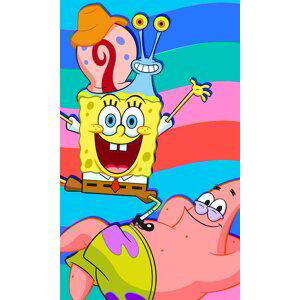 Dětský ručník Sponge Bob s Patrickem a Garym 30x50 cm