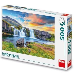 Puzzle 500 Islandský vodopád