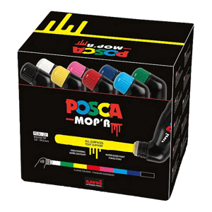 Posca PCM-22 8C MOP´R, 3 - 19 mm, mix barev (8 ks)