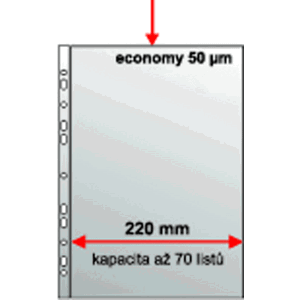 Euroobal A4 U MAXI PP eurozáv. krupička, 50mic. 235x305mm