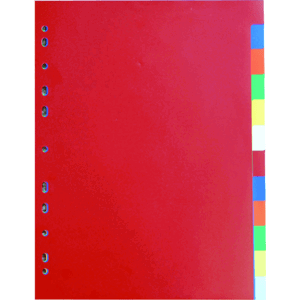 Rozdružovač A4, 2x6 barev PP 120my