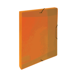 Krabice PP s gumou A5 Opaline oranžová