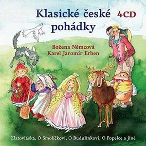 Němcová B., Erben K.J. - Klasické české pohádky 4 CD - čte Höger K., Zinková V. - B. Němcová