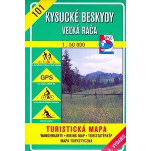 Kysucké Beskydy Veľká Rača 1:50 000