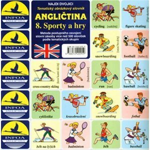Najdi dvojici - Angličtina - 8. Sporty a hry - autorů kolektiv