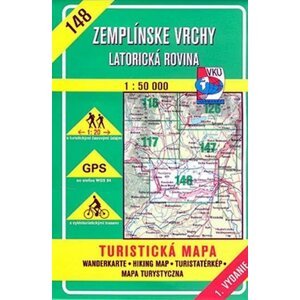 Zemplínské vrchy  Latorická rovina 1 : 50 000